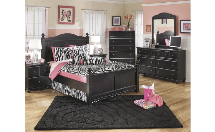 B150-21 JAIDYN - BLACK DRESSER JAIDYN BLACK