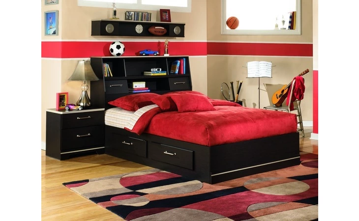 FULL CAPTAINS STORAGE (2 RQD)-YOUTH BEDROOM-I-ZONE ASHLEY B151-60  B151-60