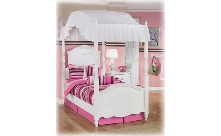 B188-83  TWIN CANOPY RAILS-YOUTH BEDROOM-EXQUISITE