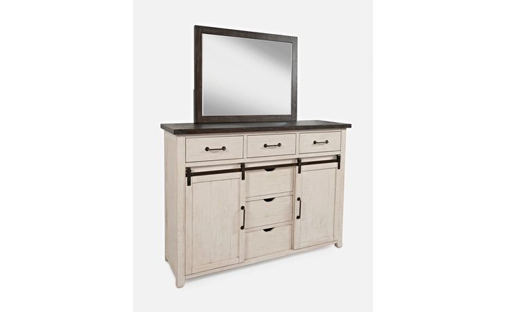 MADISON COUNTY COLLECTION BARN DOOR DRESSER MADISON COUNTY COLLECTION (CONTAINER $) JOFRAN  1706B-10