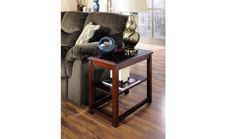 T566-7  CHAIR SIDE END TABLE-OCCASIONAL-LANCE