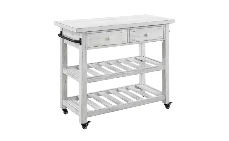 30434 ORCHARD PARK TWO DRAWER KITCHEN CART COAST TO COAST ACCENTS  30434