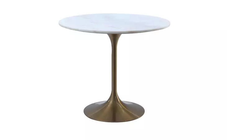 36594  AVALON ROUND MARBLE TOP DINING TABLE - 2 CARTONS