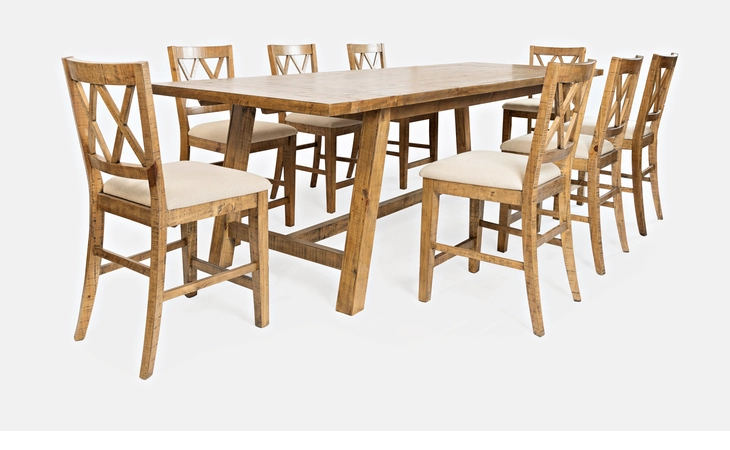TRESTLE TABLE COUNTER HEIGHT W/(2) 12