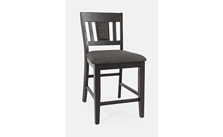 1839-BS405KD AMERICAN RUSTICS COLLECTION SLATBACK STOOL W/UPH SEAT (2/CTN) AMERICAN RUSTICS COLLECTION