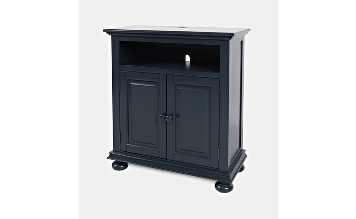 1893-31 STATELY MANOR COLLECTION POWER ACCENT CHEST - NAVY