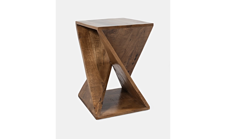 GLOBAL ARCHIVE COLLECTION JASPER ACCENT TABLE - AMBER FINISH GLOBAL ARCHIVE COLLECTION JOFRAN  1730-53