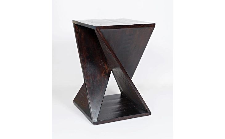 GLOBAL ARCHIVE COLLECTION JASPER ACCENT TABLE - ESPRESSO FINISH GLOBAL ARCHIVE COLLECTION JOFRAN  1730-55