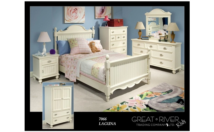 706601  LAGUNA - YOUTH DRAWER DRESSER