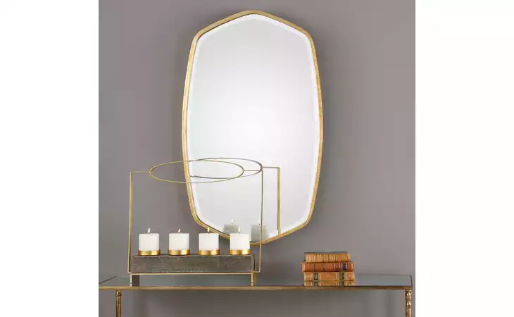 09382  DURONIA MIRROR, GOLD