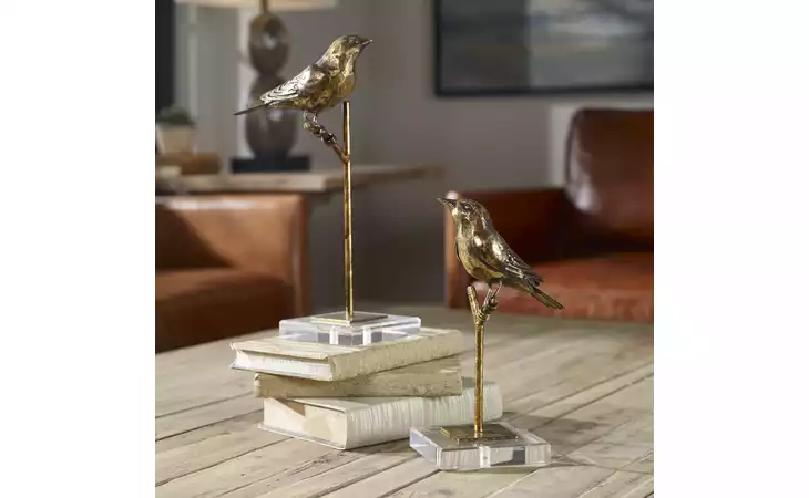 18898 PASSERINES FIGURINES, S/2 UTTERMOST  18898