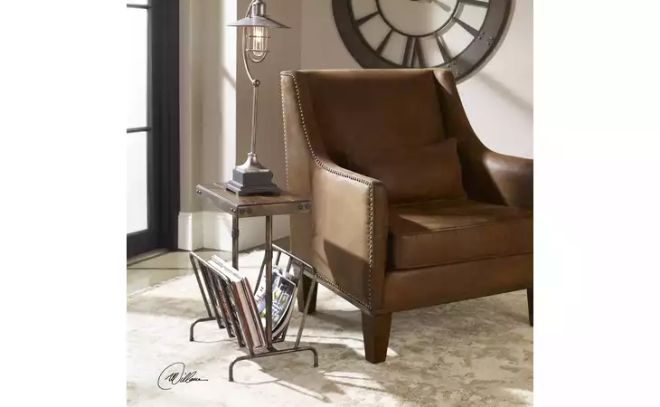 25326  SONORA MAGAZINE ACCENT TABLE