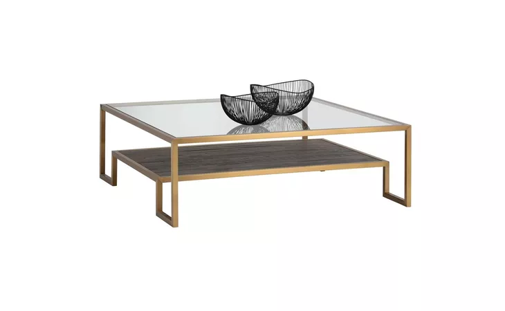 CARVER CARVER COFFEE TABLE - SQUARE SUNPAN  103755