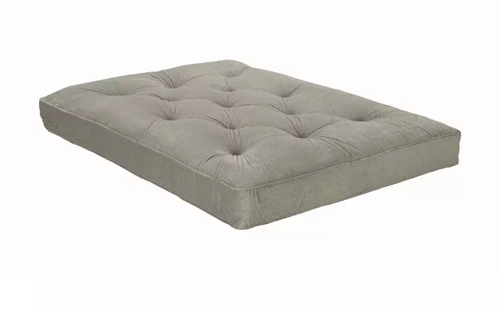 2019GRY BUTTON TUFTED LUXURY FUTON PAD GREY COASTER  2019GRY