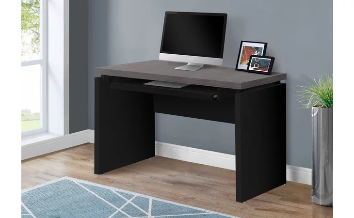I7439 COMPUTER DESK - 48 L - BLACK - GREY TOP MONARCH SPECIALTIES  I7439