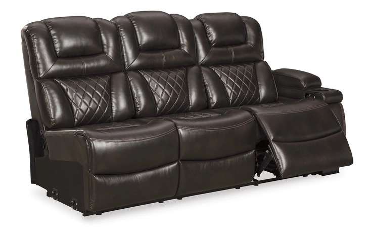 Warnerton RAF REC PWR SOFA/DROP DOWN TBL ASHLEY Chocolate 7540708