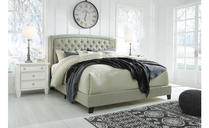 B090-782 Jerary KING UPHOLSTERED BED