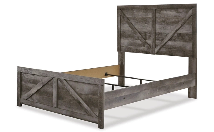 Wynnlow FULL PANEL RAILS ASHLEY Gray B440-86