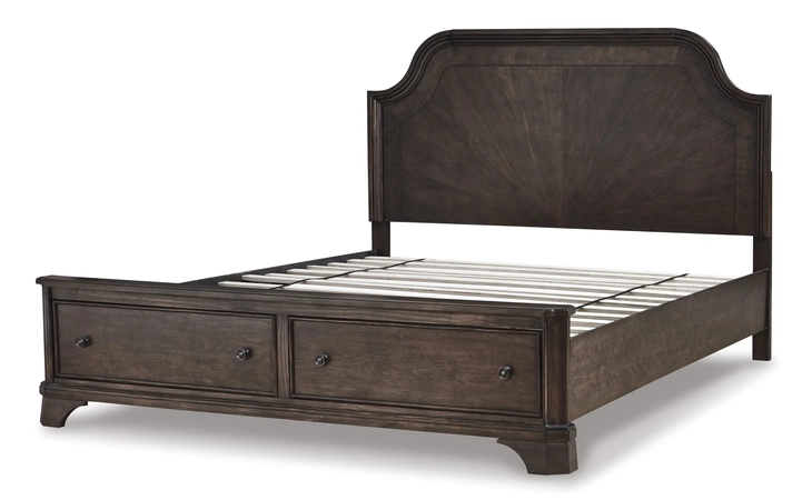 Adinton QUEEN STORAGE FOOTBOARD ASHLEY Brown B517-54S