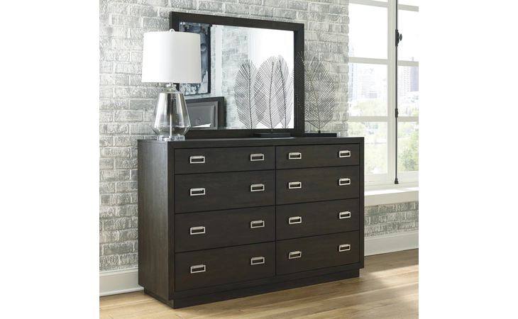 Hyndell BEDROOM MIRROR ASHLEY Dark Brown B731-36