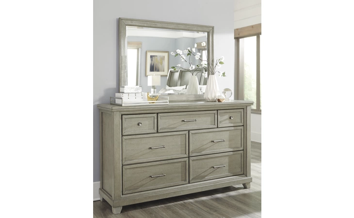 B732-36 Chapstone - Gray BEDROOM MIRROR CHAPSTONE GRAY