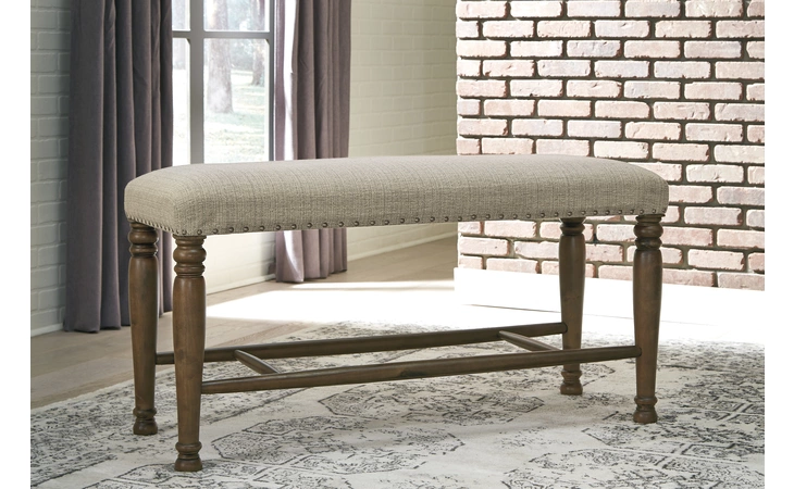 Lettner EXTRA LARGE UPH DRM BENCH ASHLEY  D733-00
