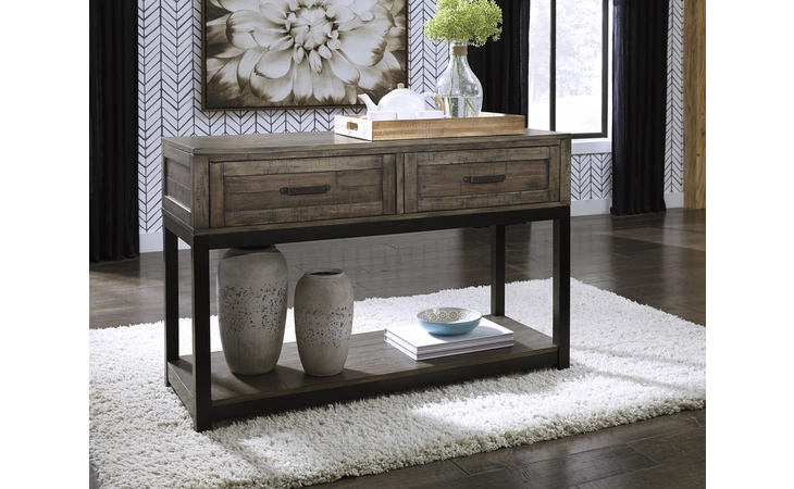 Johurst SOFA TABLE ASHLEY Grayish Brown T444-4