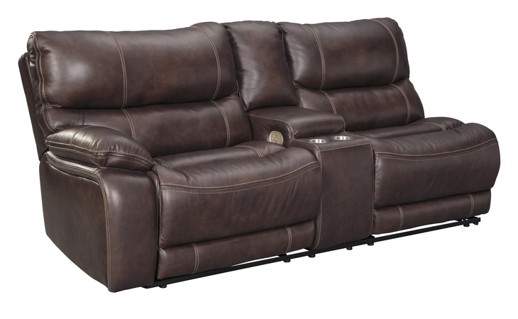 Muirfield LAF DBL REC PWR CON LOVESEAT ASHLEY Mahogany U4340137