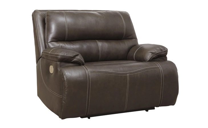 Ricmen WIDE SEAT POWER RECLINER ASHLEY Walnut U4370182