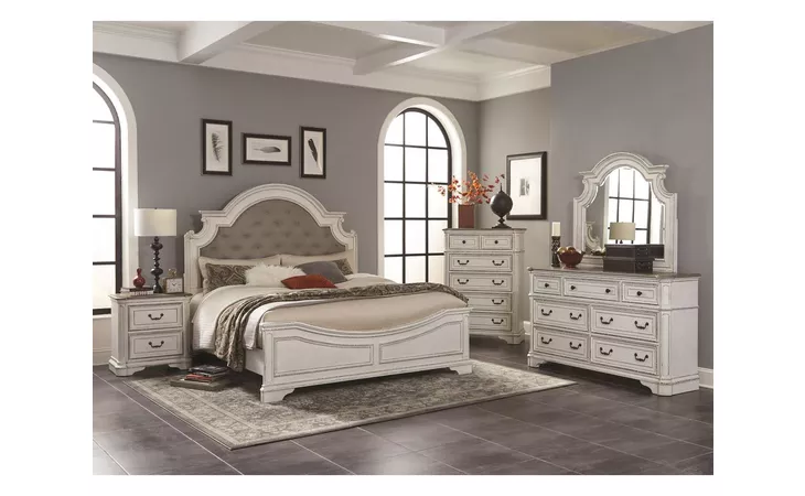 C8023A-035 CHEST ANTIQUE WHITE OAK LIFESTYLE  C8023A-035