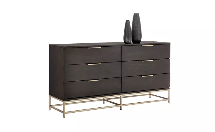 REBEL REBEL DRESSER - GOLD - CHARCOAL GREY SUNPAN  104609