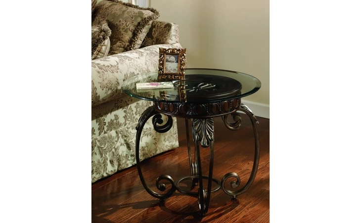 TULLIO ROUND END TABLE ASHLEY Std. Occasional T399-6
