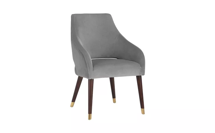ADELAIDE ADELAIDE DINING ARMCHAIR - ALISA DARK GREY SUNPAN  104944