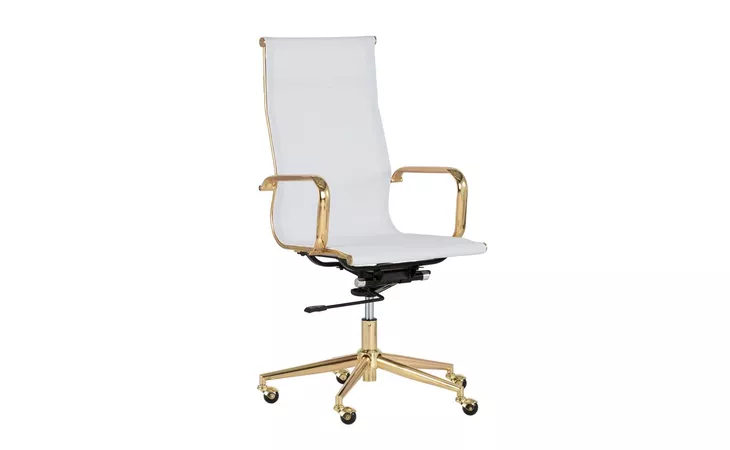 ALEXIS ALEXIS OFFICE CHAIR - WHITE SUNPAN  104044
