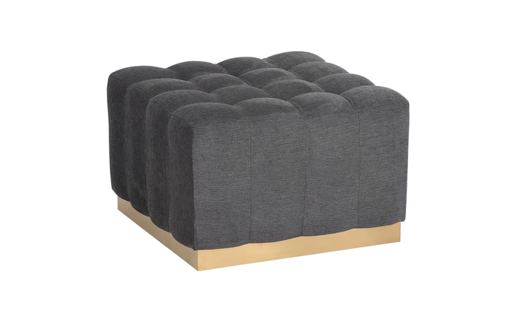 AMIRA AMIRA OTTOMAN - POLO CLUB KOHL GREY SUNPAN FURNITURE  104745