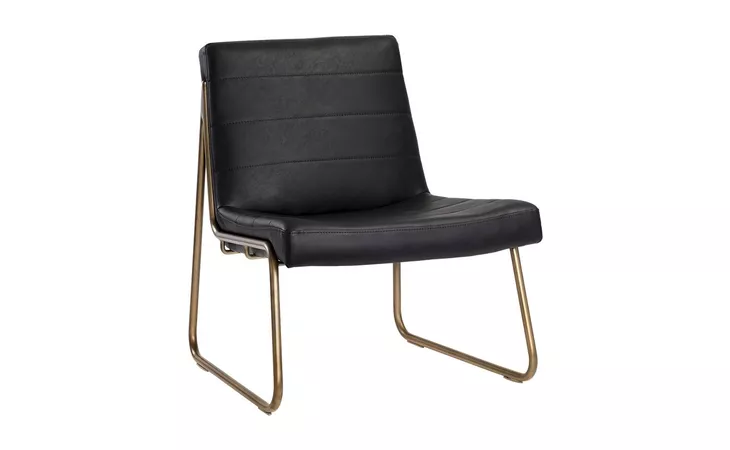 ANTON ANTON LOUNGE CHAIR - VINTAGE BLACK SUNPAN FURNITURE  105098