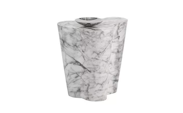AVA AVA END TABLE - LARGE - MARBLE LOOK SUNPAN  103311
