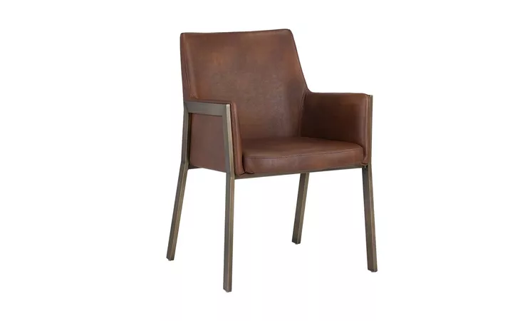 BERNADETTE BERNADETTE DINING ARMCHAIR - BRAVO COGNAC SUNPAN FURNITURE  105286