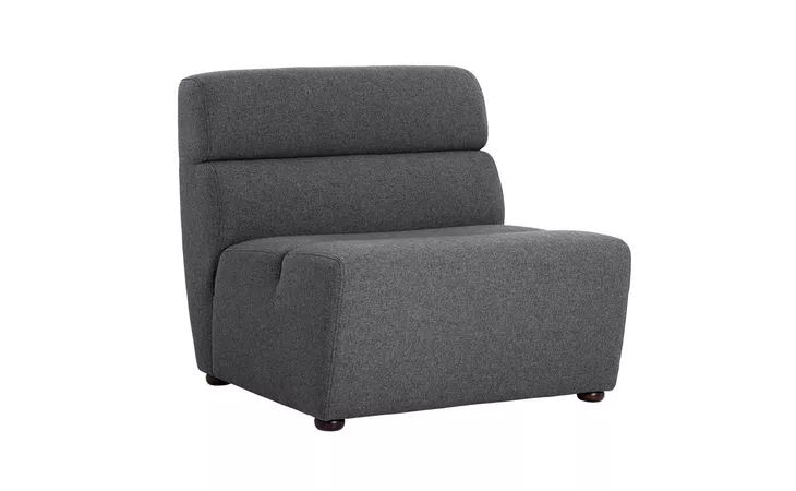 CORNELL CORNELL MODULAR - ARMLESS CHAIR - POLO CLUB KOHL GREY SUNPAN  103503