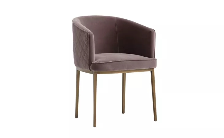 CORNELLA CORNELLA DINING ARMCHAIR - BLUSH PURPLE SUNPAN  103497