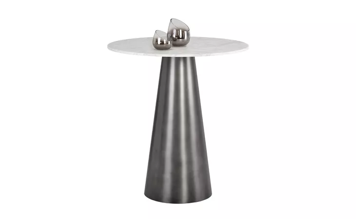 104427 DAMON DAMON BAR TABLE - GUNMETAL