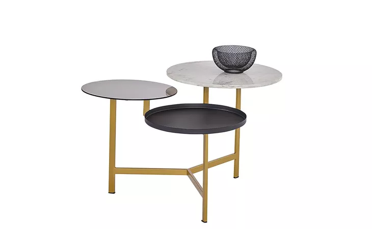 DIESEL DIESEL COFFEE TABLE - GUNMETAL SMOKED MIRROR SUNPAN  104467