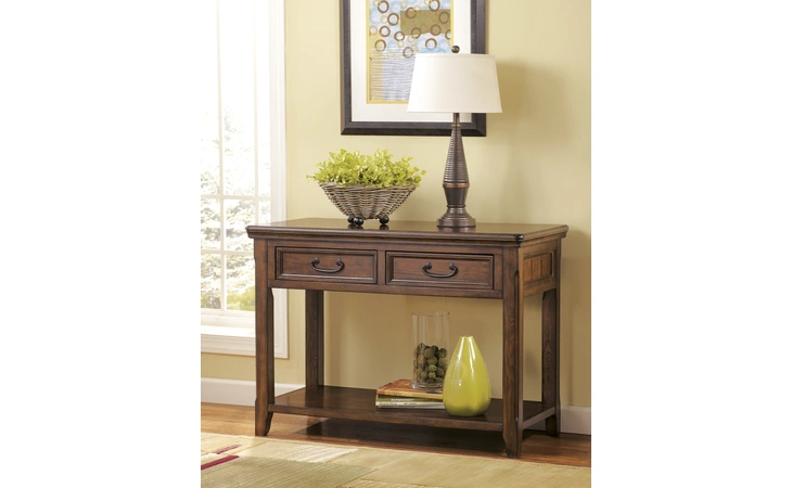 Woodboro SOFA TABLE ASHLEY Dark Brown Finish T478-4