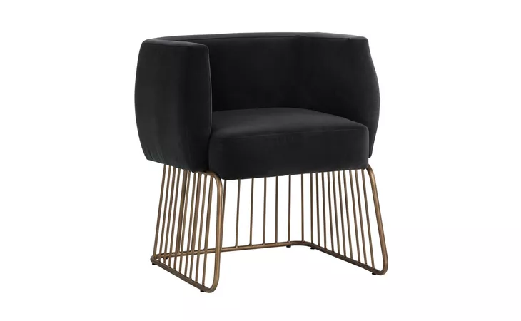 GALA GALA DINING ARMCHAIR - SHADOW GREY SUNPAN FURNITURE  103526