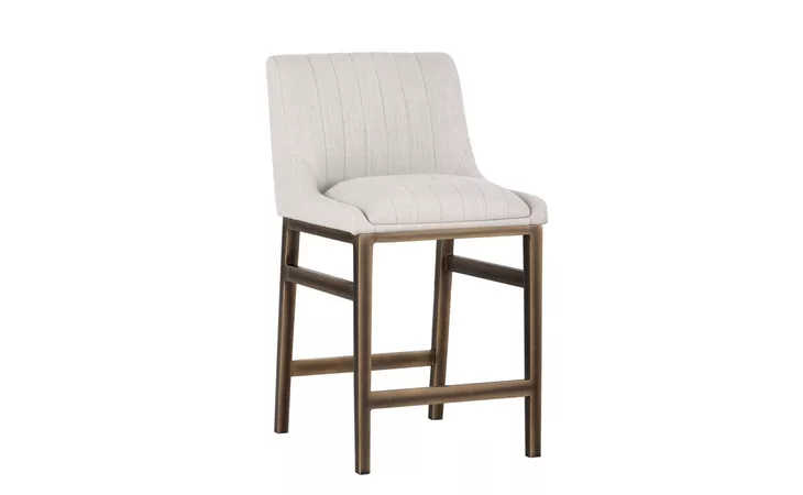 HALDEN HALDEN COUNTER STOOL - BEIGE LINEN SUNPAN FURNITURE  103195