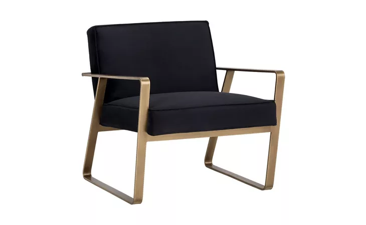 KRISTOFFER KRISTOFFER LOUNGE CHAIR - ABBINGTON BLACK SUNPAN  104993