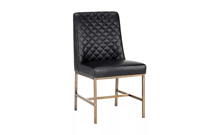 LEIGHLAND LEIGHLAND DINING CHAIR - COAL BLACK SUNPAN  104910