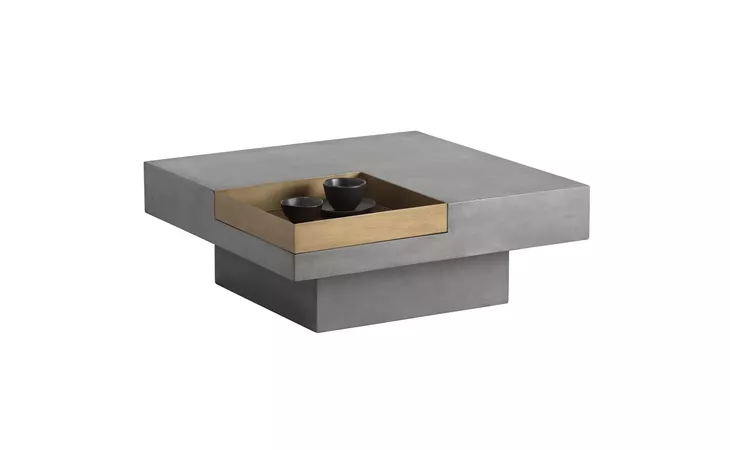 103312 QUILL QUILL COFFEE TABLE - SQUARE