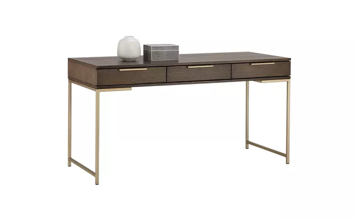 REBEL REBEL DESK - GOLD - RAW UMBER SUNPAN  104610
