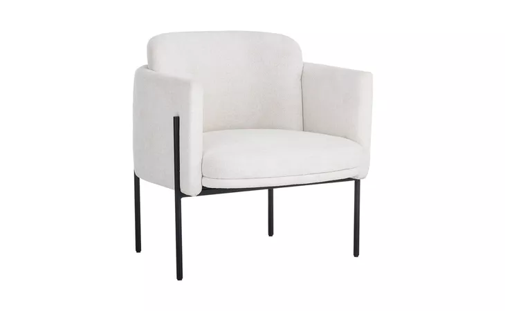 RICHIE RICHIE LOUNGE CHAIR - BLACK - ECLIPSE WHITE SUNPAN  104985